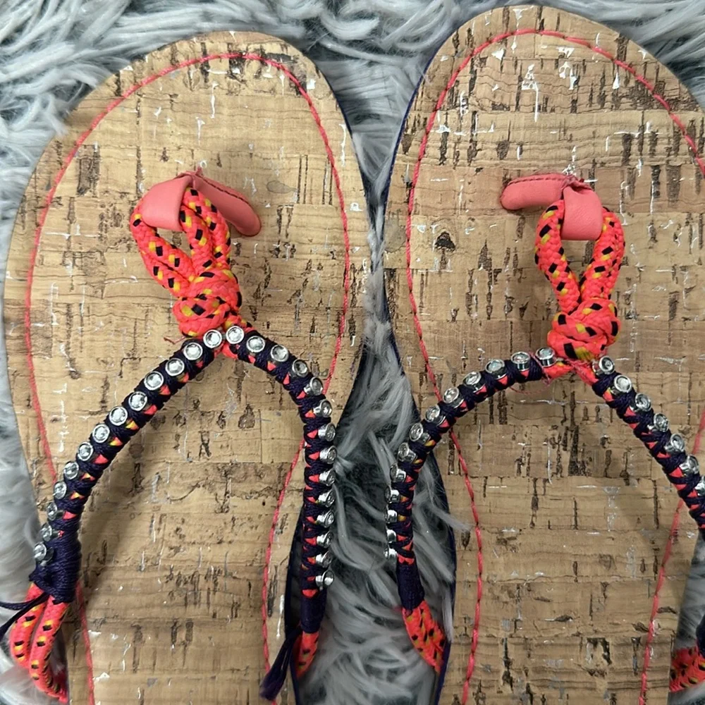 5/$15 Justice Cork Sandals